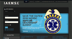 Desktop Screenshot of iaemsc.org