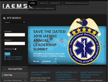 Tablet Screenshot of iaemsc.org